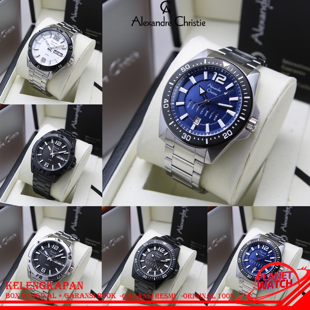 ALEXANDER CHRISTIE PRIA ORIGINAL JAM TANGAN ALEXANDRE CHRISTIE PRIA JAM ALEXANDER CRISTIE AC COWOK  