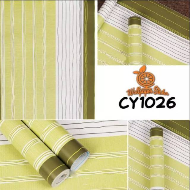 WALLPAPER DINDING Dinding All Motif Garis Salur Kembang Batik Shabby Premium 45cm X10m -COD