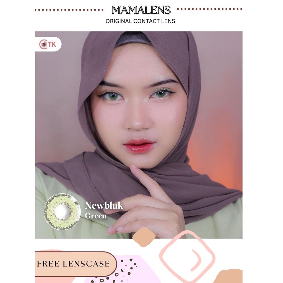 Softlens Newbluk Minus 0.50 s/d -3.00  Free Lenscase -MAMALENS