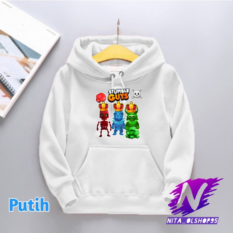 sweater hoodie anak gambar stumble guys