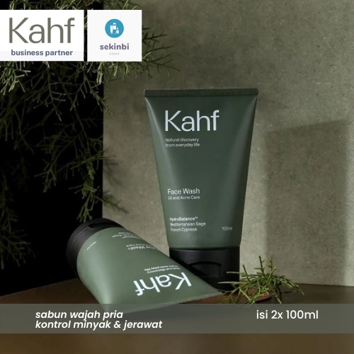 Jual Kahf Sabun Pembersih Wajah Pria (Lawan Jerawat) Kahf Oil and