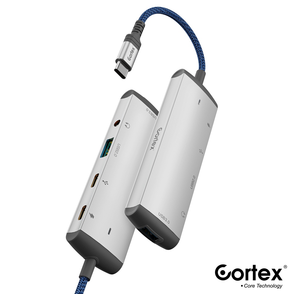 Cortex MH368 MH375 HUB Splitter 4IN1 5IN1 TYPE-C to USB3.0 + 2.0 + Audio 3.5mm + TYPE-C Data With PD Charging 60W