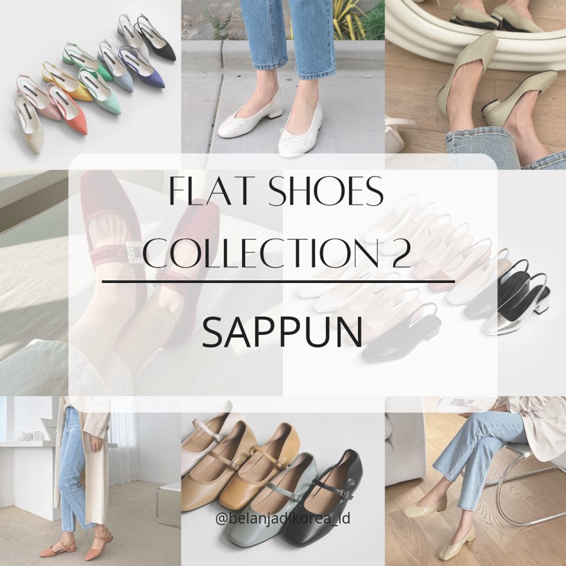 [PRE-ORDER] SAPPUN Flat Shoes - Collection 2