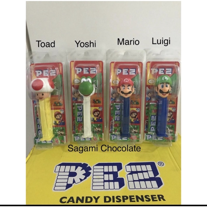 PEZ CANDY MARIO BROSS / Pooh / Eeyore / Tiger Minions NEW 2022 the rise of Gru / TOM &amp; JERRY / permen karakter / car / PEZ FROZEN / PEZ emoji / MICKEY / MINNIE