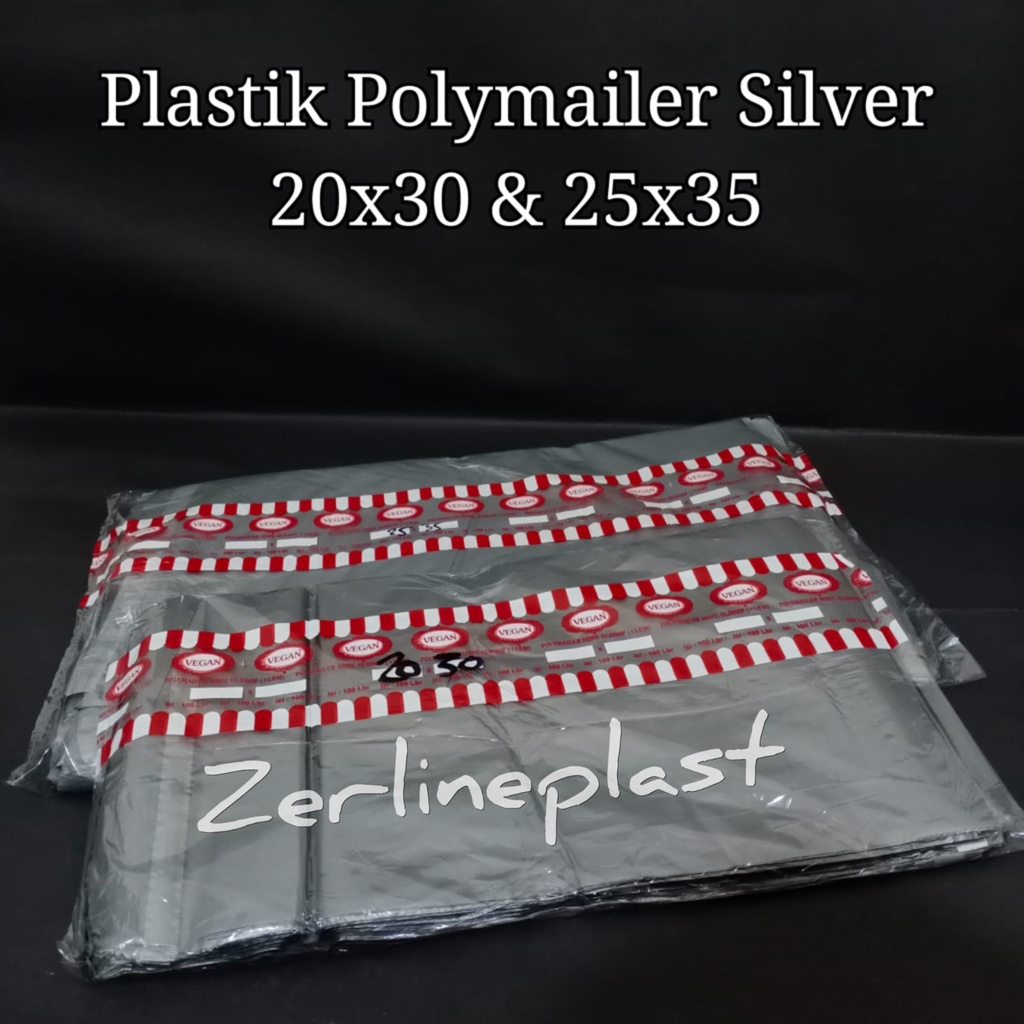 Plastik POLYMAILER SILVER / Plastik Packing @100lbr