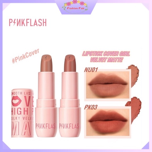 Fashion Fair - PINKFLASH L05 Silky Velvet Lipstick - Lipstick High Pigment