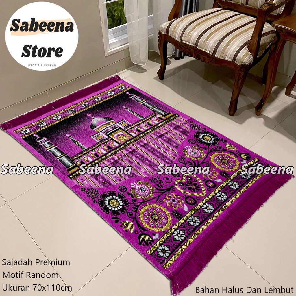 Sajadah Turkey Bulu Termurah Turki Ukuran Besar Peralatan Sholat By Sabeena.Store