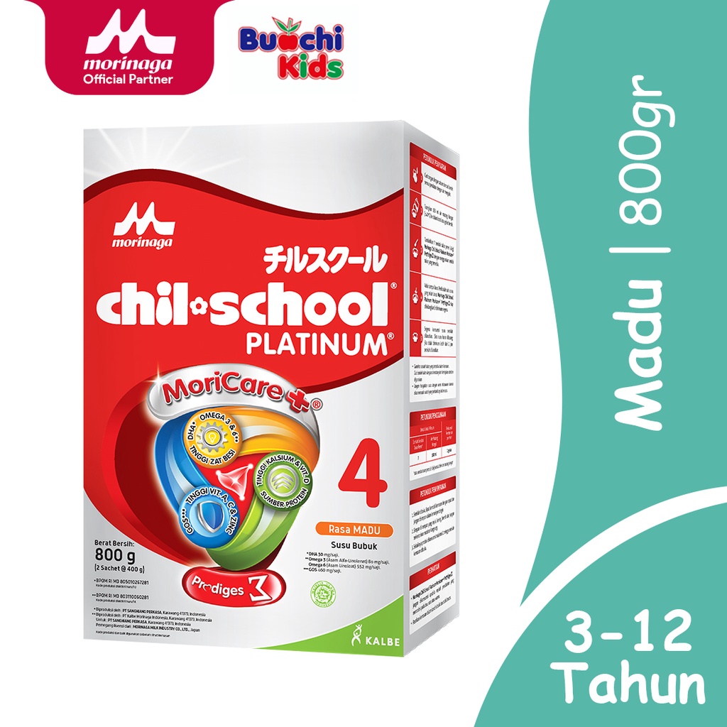 Morinaga chil school platinum madu 800gr