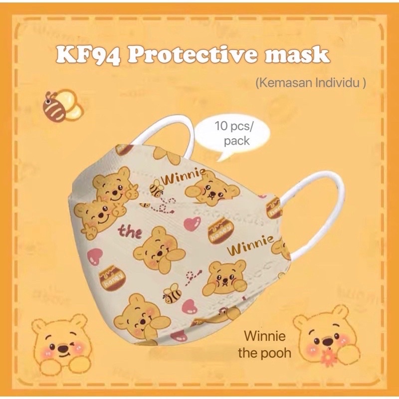 Masker Dewasa Premium KF94 Korea Ecer BFE PFE 98%