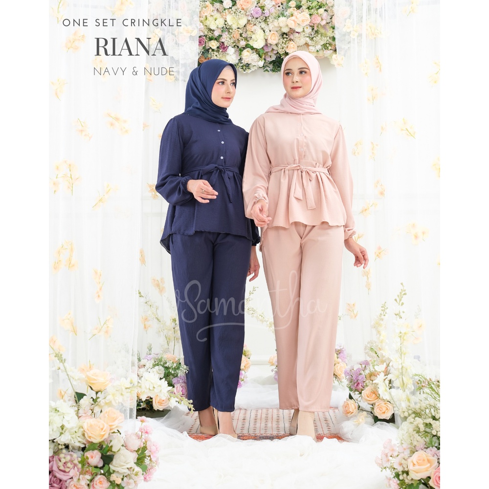 One Set Wanita Crinkle Airflow Riana