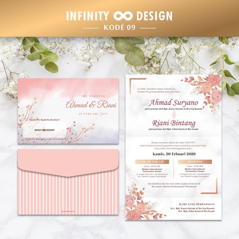 POLYLIFE BLANGKO UNDANGAN 09 Undangan Nikah MEWAH TEBAL PREMIUM