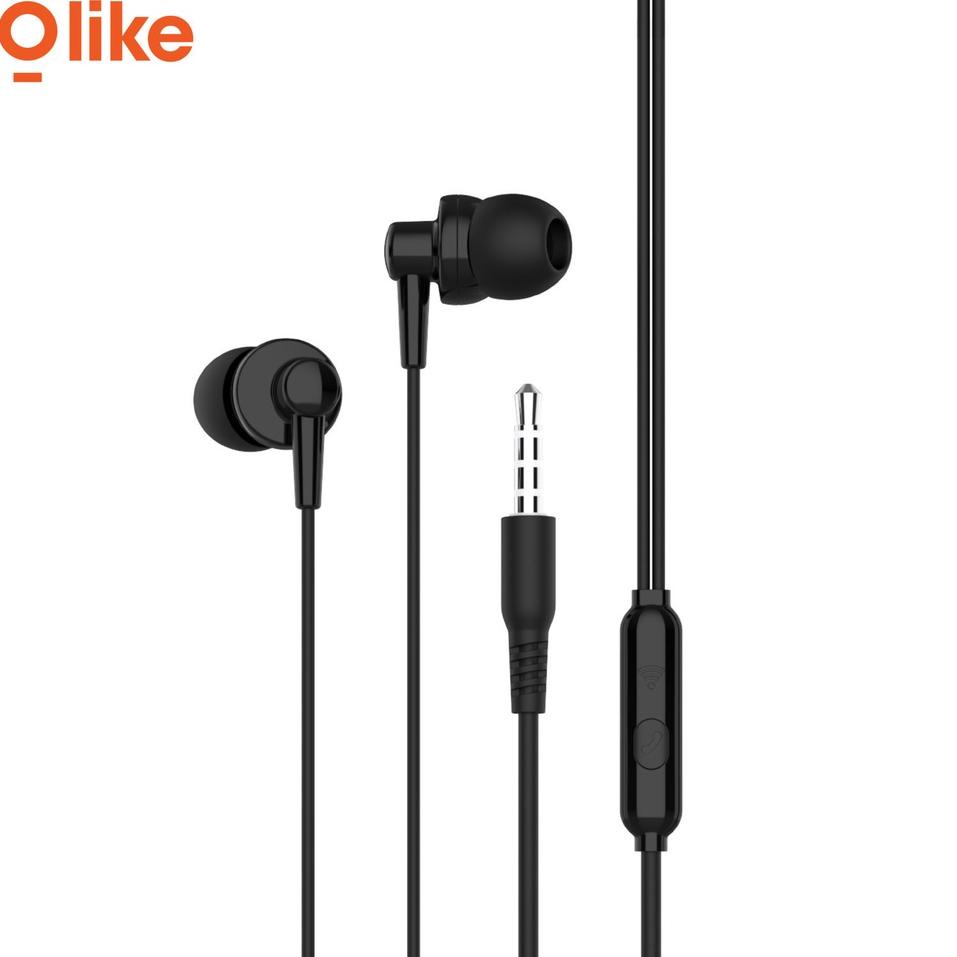 Hot Sale Olike Wired Earphone Headset In Ear HD Audio Headphone Handsfree Cable 125cm Garansi Resmi 