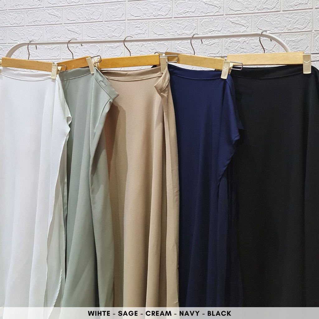 4593 yujin tied long skirt rok korea