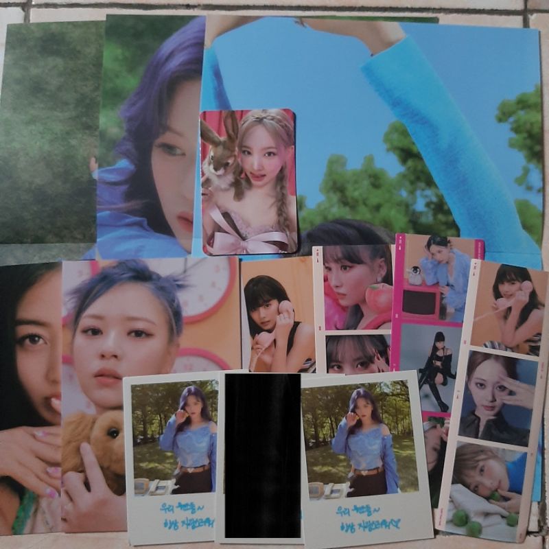 (BOOKED) Bundle PC Nayeon Bunny Kelinci Album Between 1&2 Photocard TWICE Official