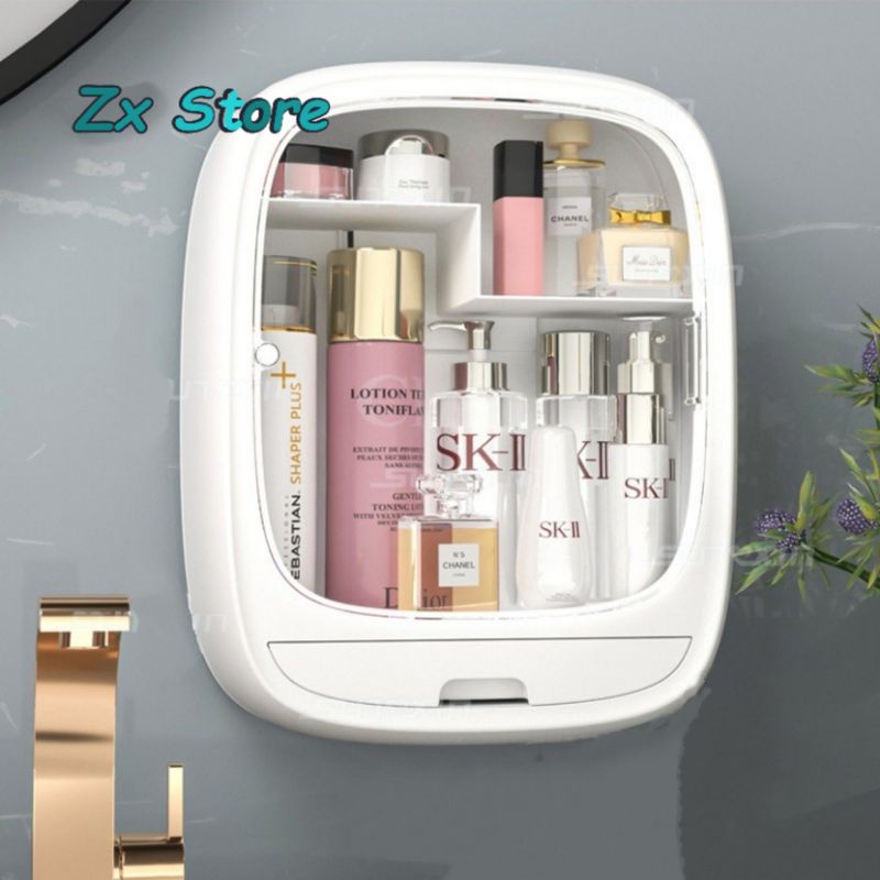 Rak Kosmetik Gantung Dinding / Rak Make Up Organizer / Rak Kosmetik