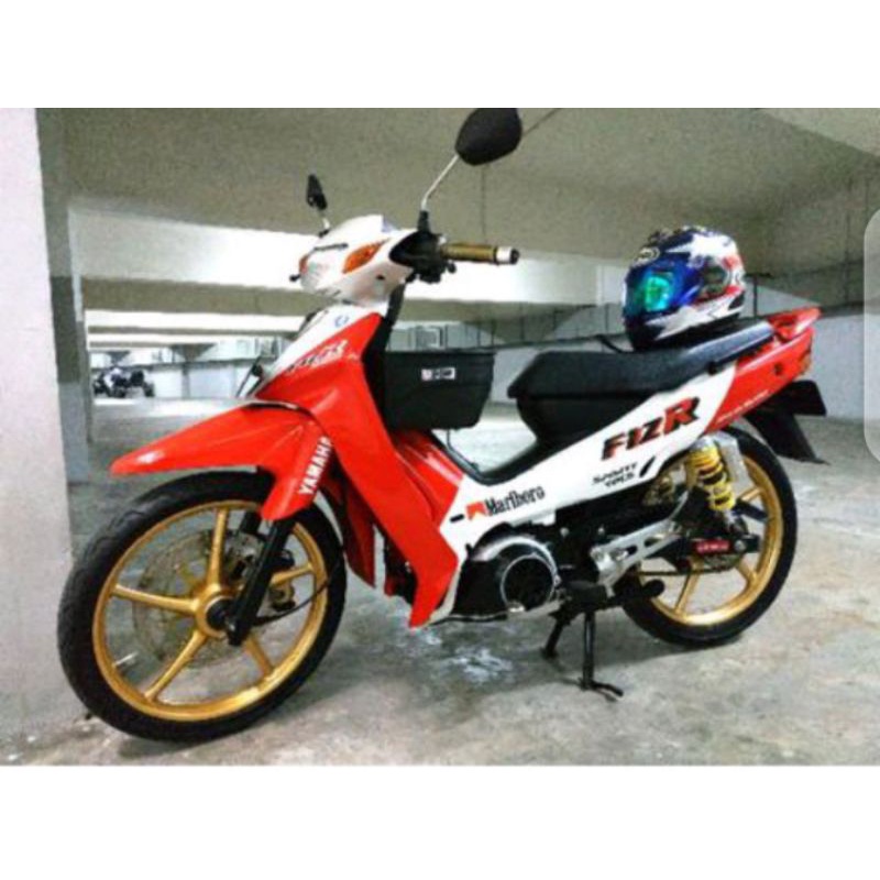 STRIPING STANDAR ORI FIZR 2001 MALBORO MERAH l STIKER STANDAR FIZR 2001 2002 MALBORO MERAH