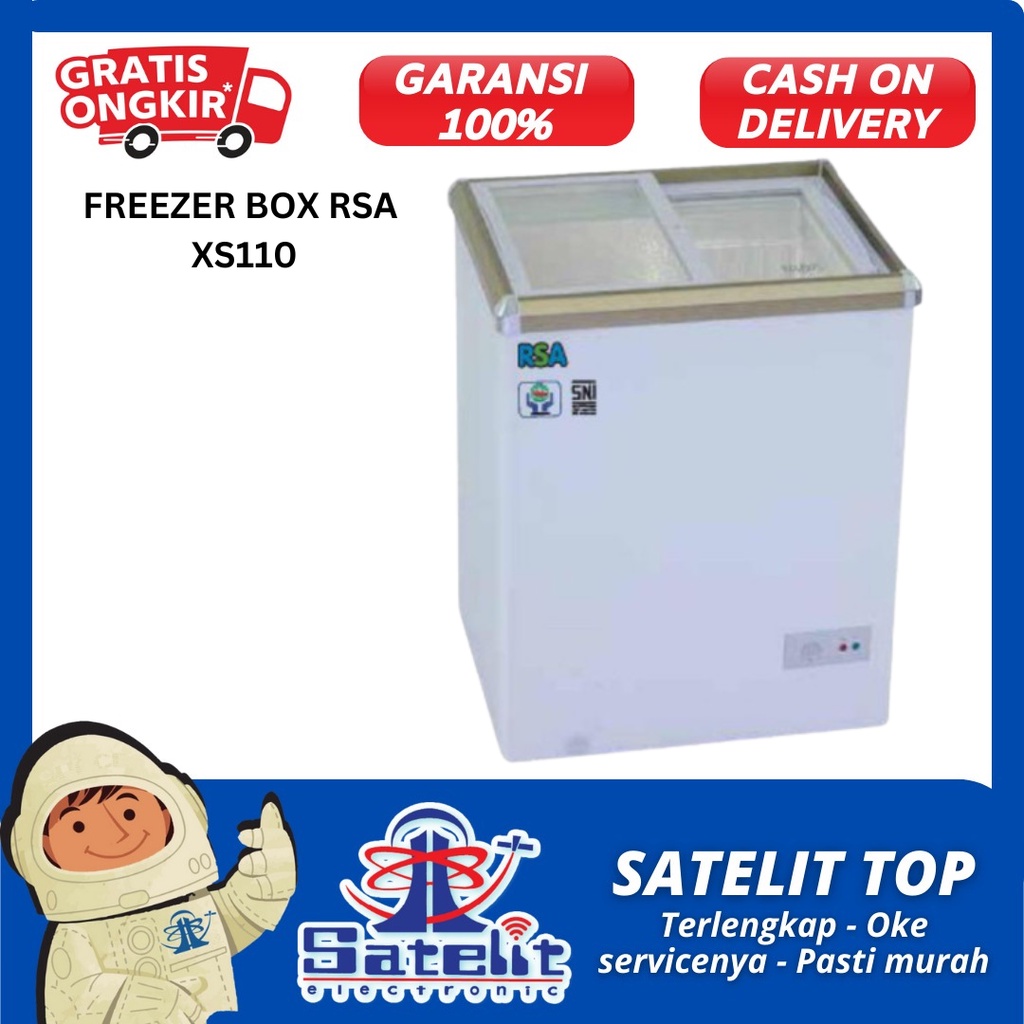 FREEZER BOX SLIDING / CHEST FREEZER / FREEZER SLIDING RSA XS 110