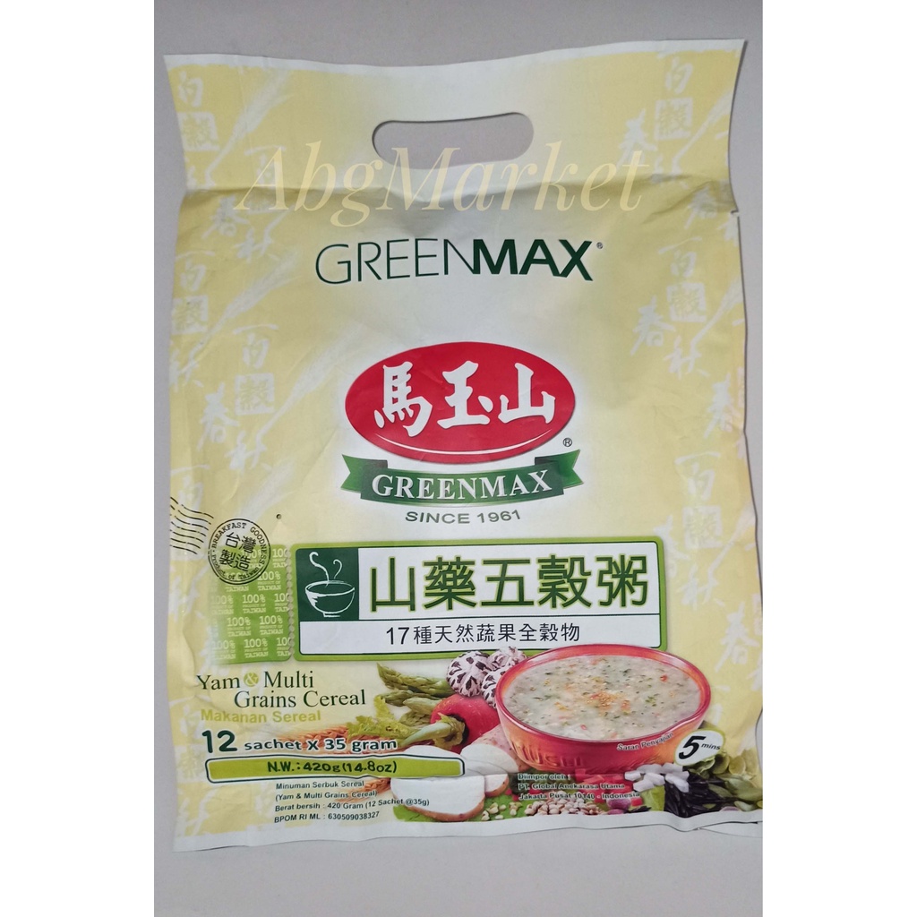 

Green Max Yam & Multi Green Cereeal