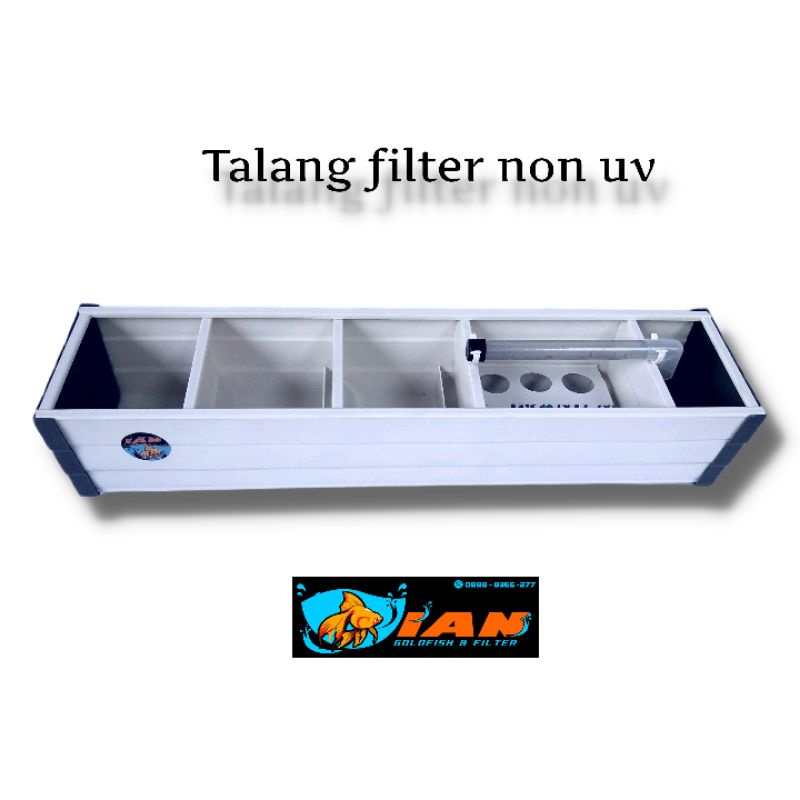 Talang filter 60cm non uv, + tutup dan media filter