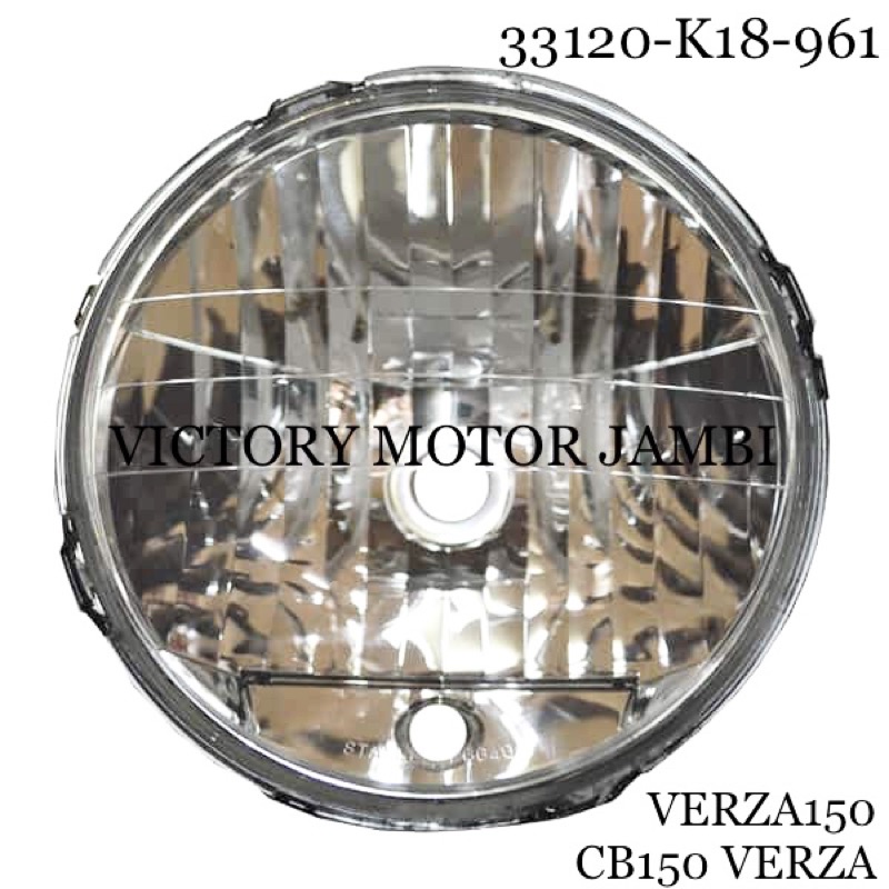 LAMPU DEPAN HEADLIGHT UNIT VERZA150 33120-K18-961 HONDA AHM