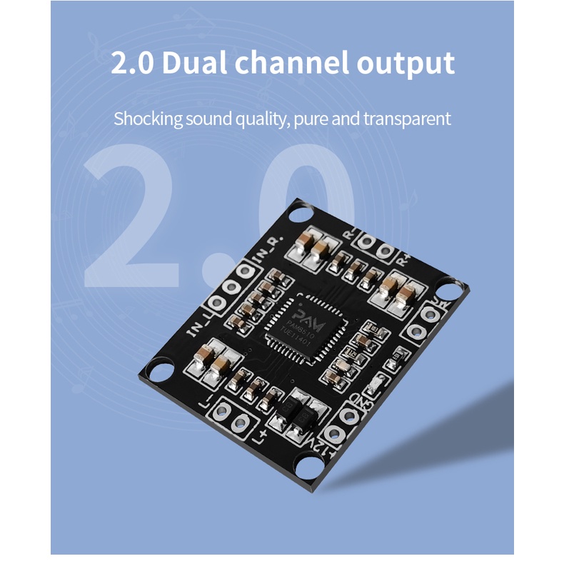 【XH-M181】 【PAM8610】 papan penguat daya digital 2x15W dual channel stereo papan penguat daya tinggi