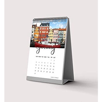 

Cetak Kalender Tahun 2024 Custom- Kalender meja duplex 6lbr 1muka -Art Carton 230