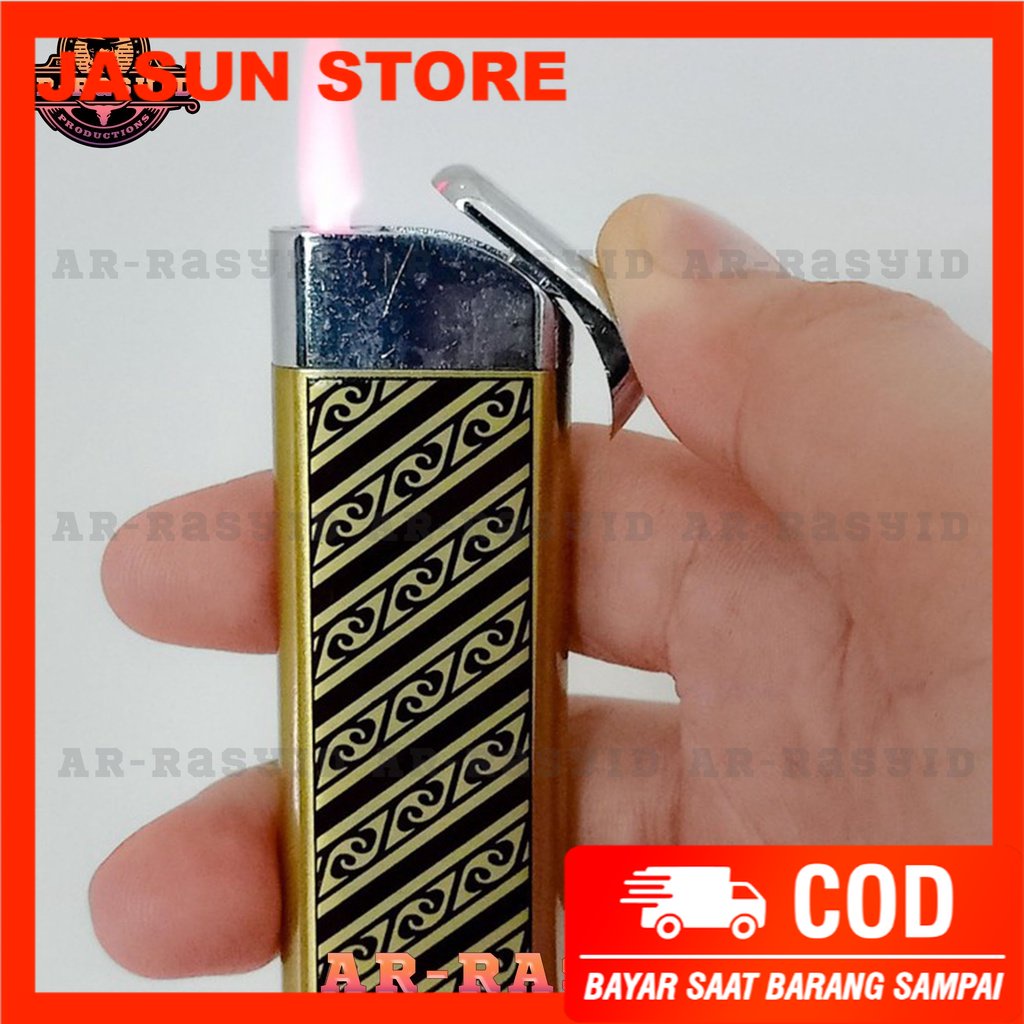 Bisa COD! Korek Api Bara Gas Motif Batik 3861