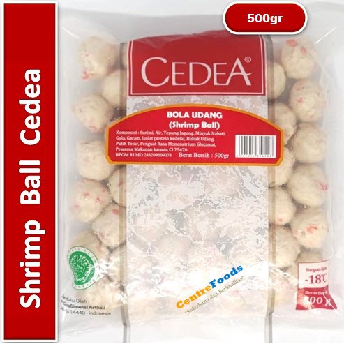 

Bakso Bola Udang - Baso Shrimp Ball Cedea | 500gr [ Harga Per BKS ]