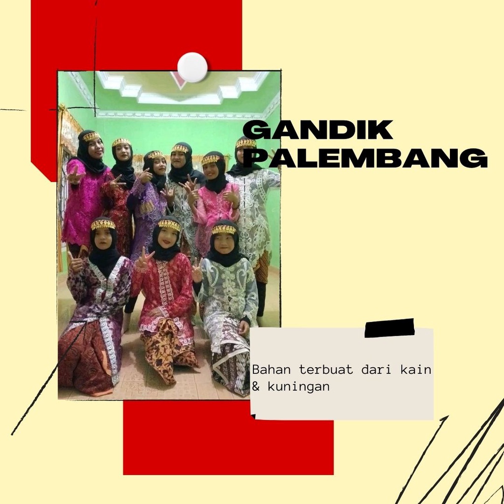 Gandik Pengantin Gandik Tari Gandik Palembang