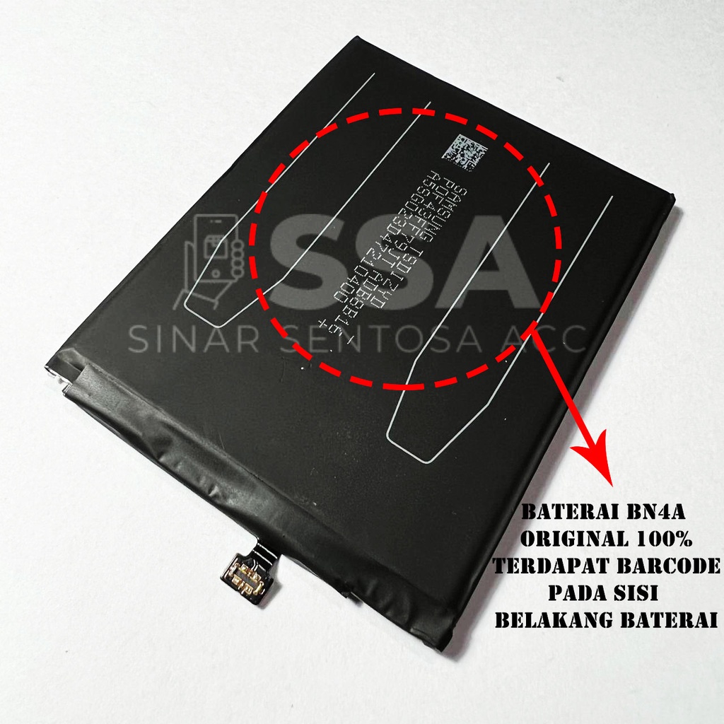 Baterai Original 100% Xiaomi Redmi Note 7 / Redmi Note 7 Pro BN4A BN 4A Batre Batrai Batrei Battery