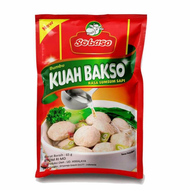

Super Untung--Sobaso Bumbu Kuah Bakso 65gr (1 Pack)