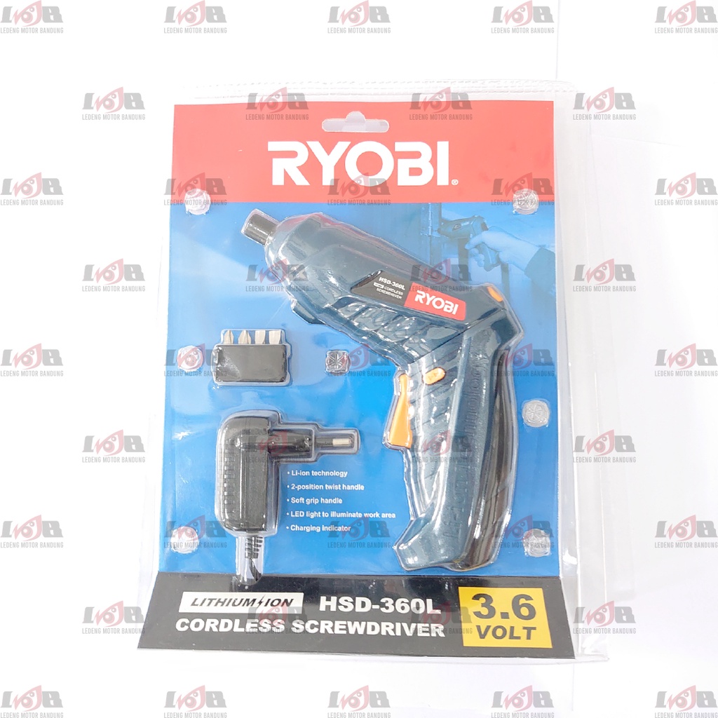 Kyocera Cordless Screwdriver Portable Mesin Bor Obeng Baterai Charger Listrik Elektrik Ryobi