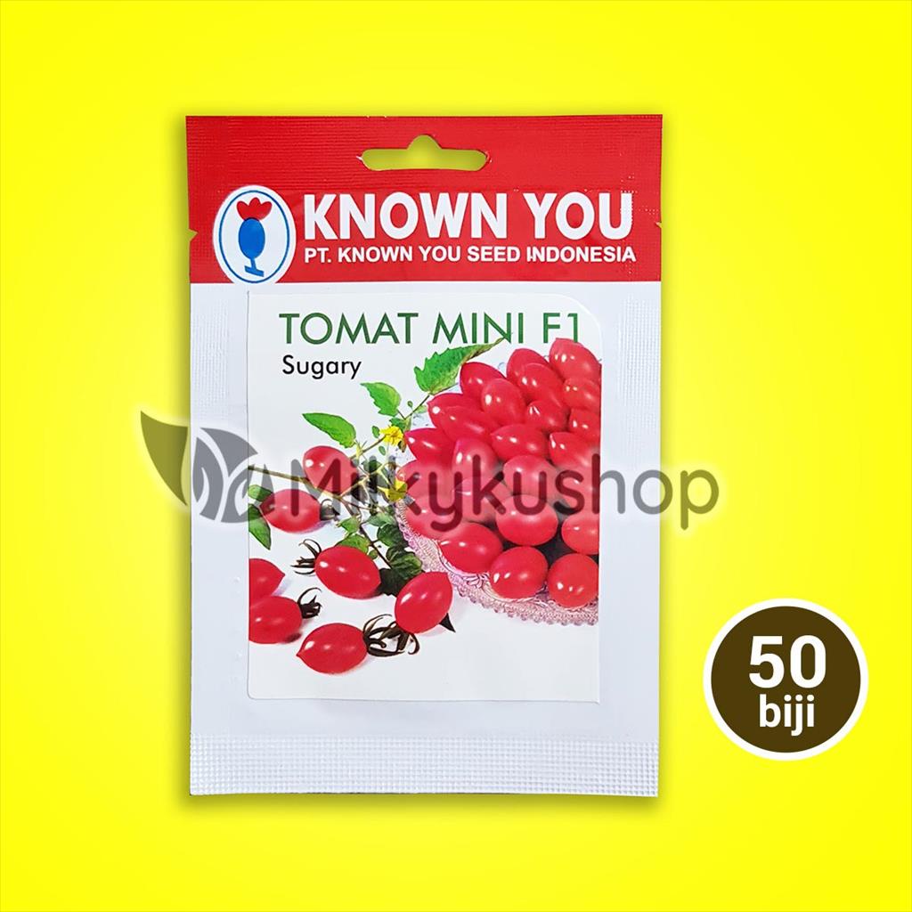 BENIH KYS KNOWN YOU SEED TOMAT MINI SUGARY 50 BIJI KEMASAN PABRIK