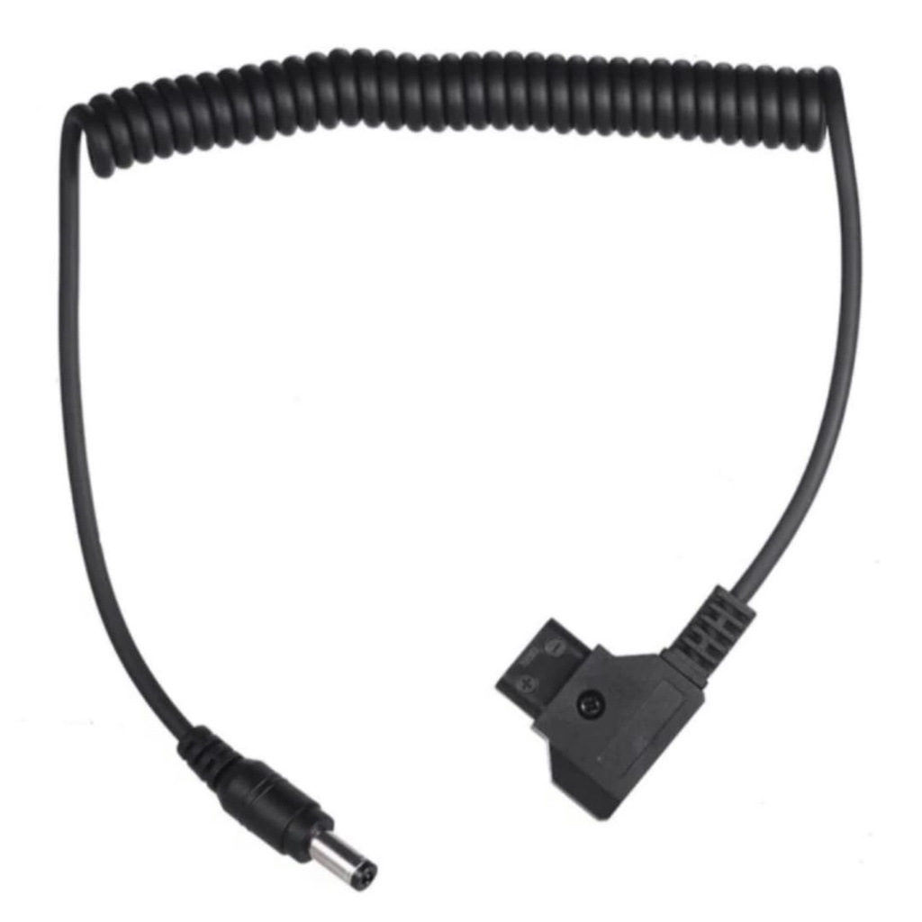 Kabel Spiral V-mount DC 5.5mm x 2.5mm Dtap Male