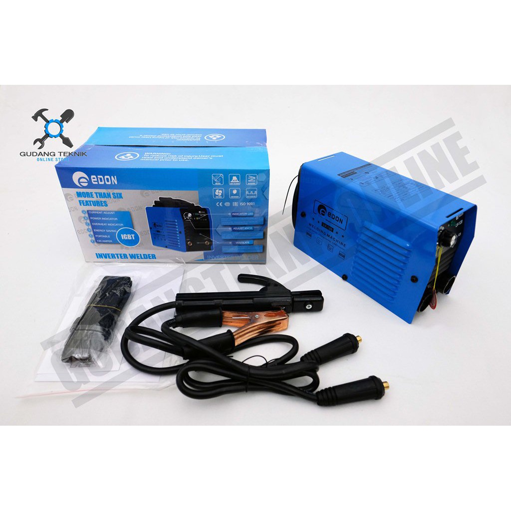 PROMO Mesin Las Biru 450Watt LV120 EDON / Trafo Las Inverter Welding 450 Watt LV 120 EDON