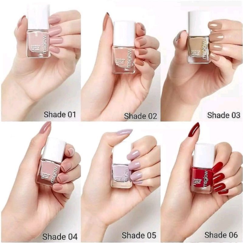 Ms Glow Nail Polish Kutek Halal Mudah Di Bersihkan - Agen Msglow Beauty Samarinda Balikpapan Tenggar