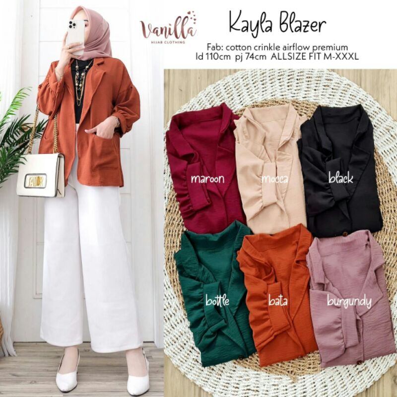 Kayla Blazer by Vanilla Hijab Clothing