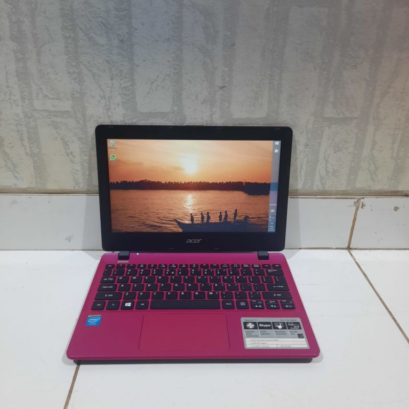 Acer Aspire intel Celeron Ram 4GB/2GB/500Gb Mulus SLIM SIAP PAKAI