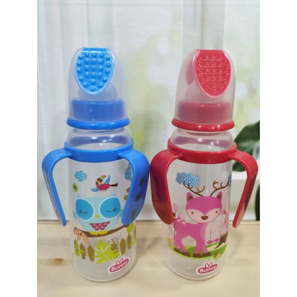 Botol Susu Bunny Ear Handel 250Ml BPA Free Dengan Karakter Lucu