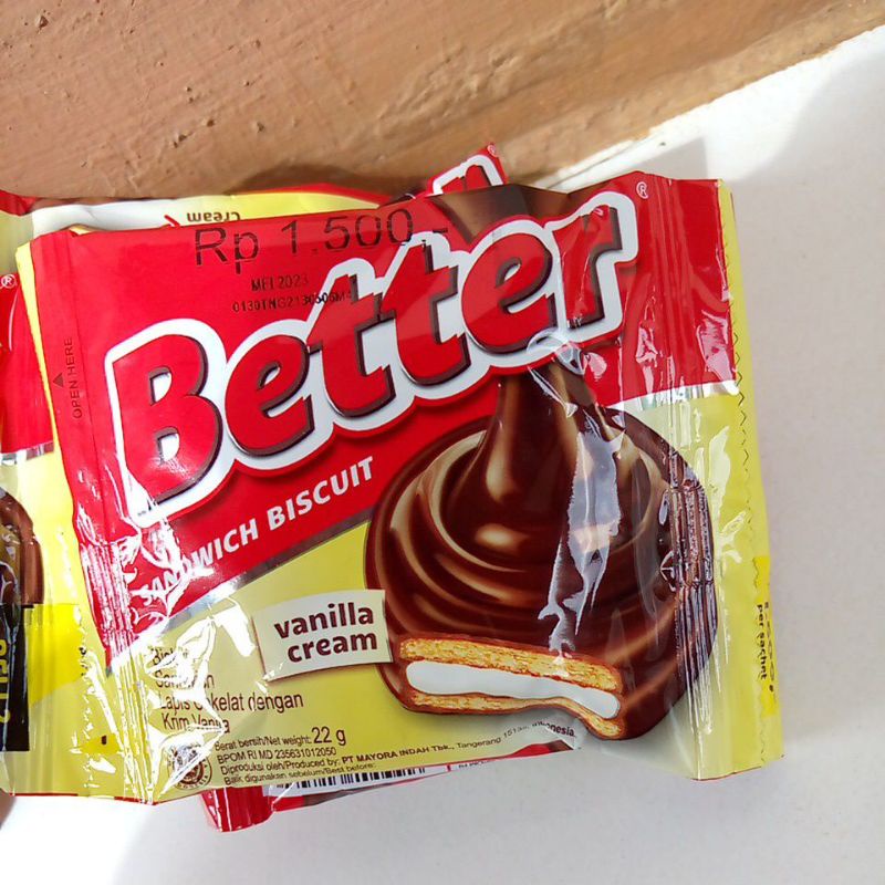 RCG - Better Sandwich Biskuit Roma Beter Bigger Biscuit Isi 10 Pcs
