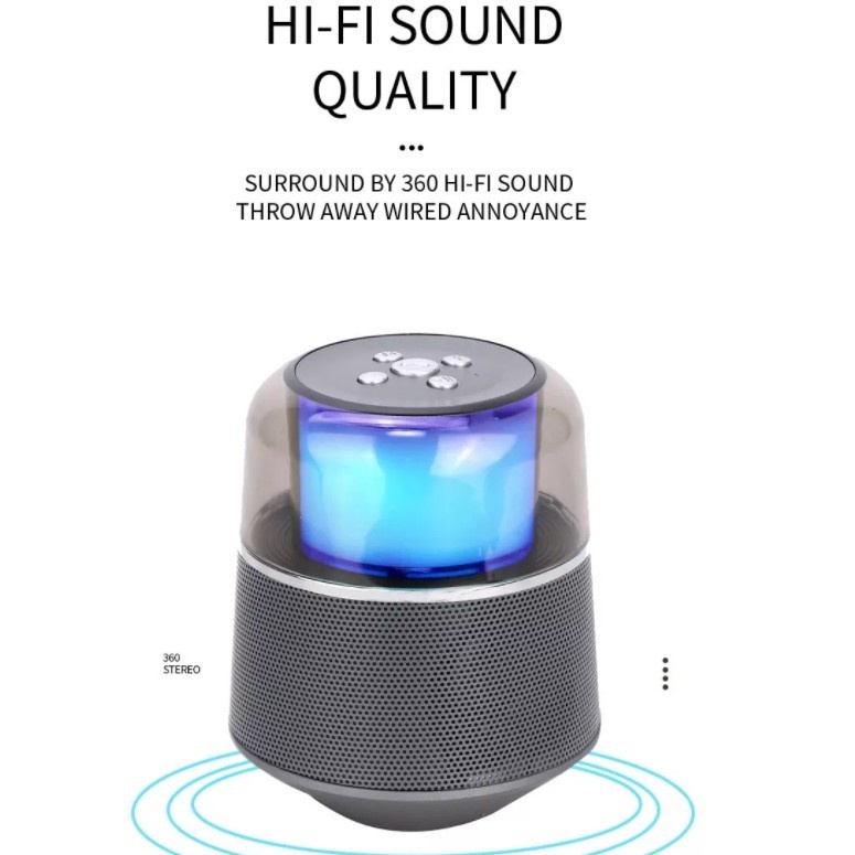 Speaker SK-50 Bluetooth Portable +LED Wireless Spiker SK50 PORTABLE SPEAKER MUSIC BOX BLUETOOTH