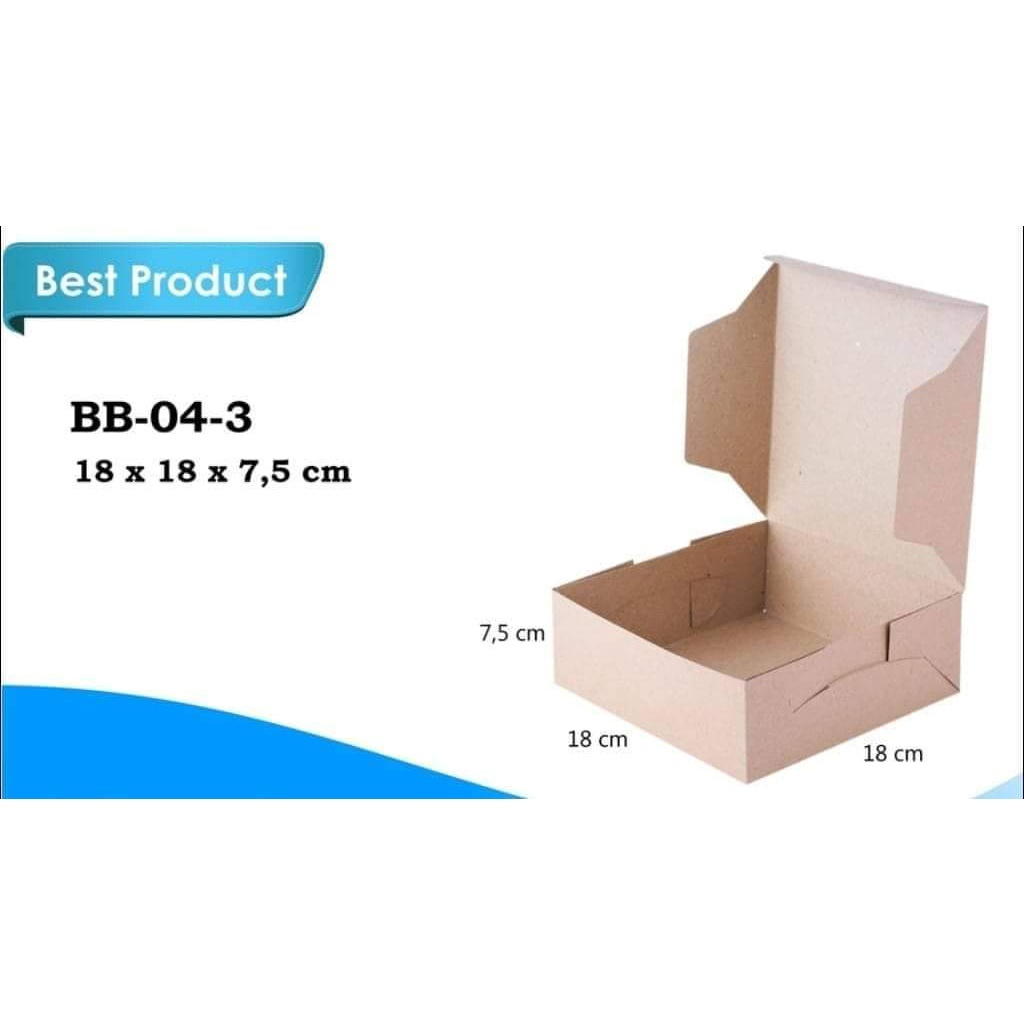 DUS NASI 18X18 BAHAN KRAFT