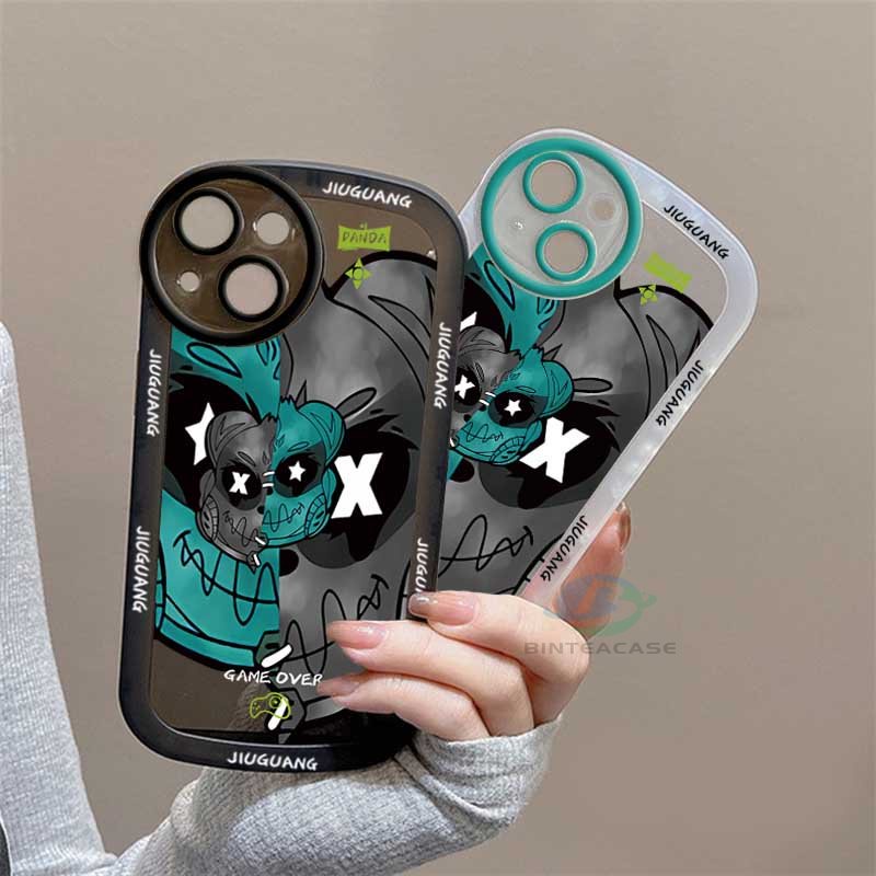 Casing TPU OPPO A57 2022 A15 A16 A16K A54 A53 A12 A5S A7 A3S A12E A31 A52 A83 A92 A37 F7 F9 A1K F1s Motif Beruang