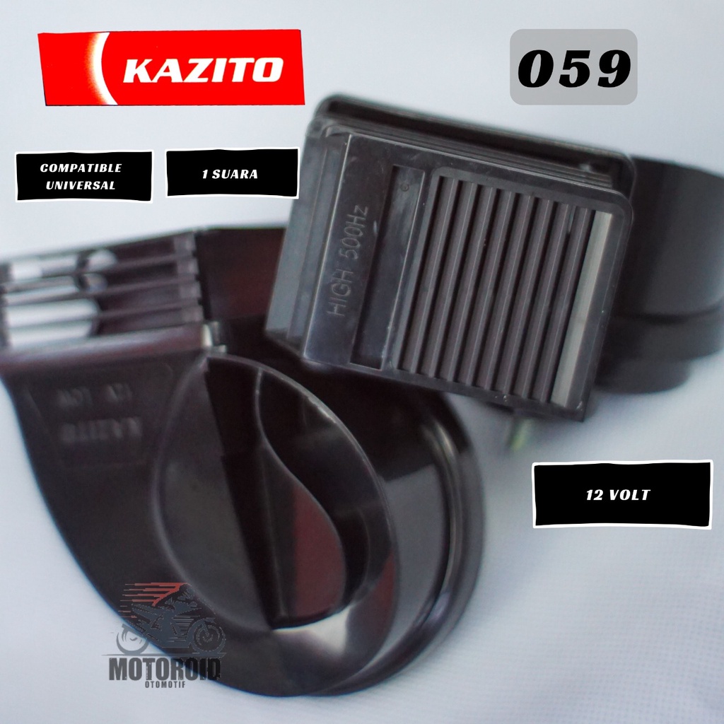 KLAKSON KEONG WATERPROF KAZITO TWINS WATERPROF KAZITO HORN TEROMPET DOUBLE UNIVERSAL