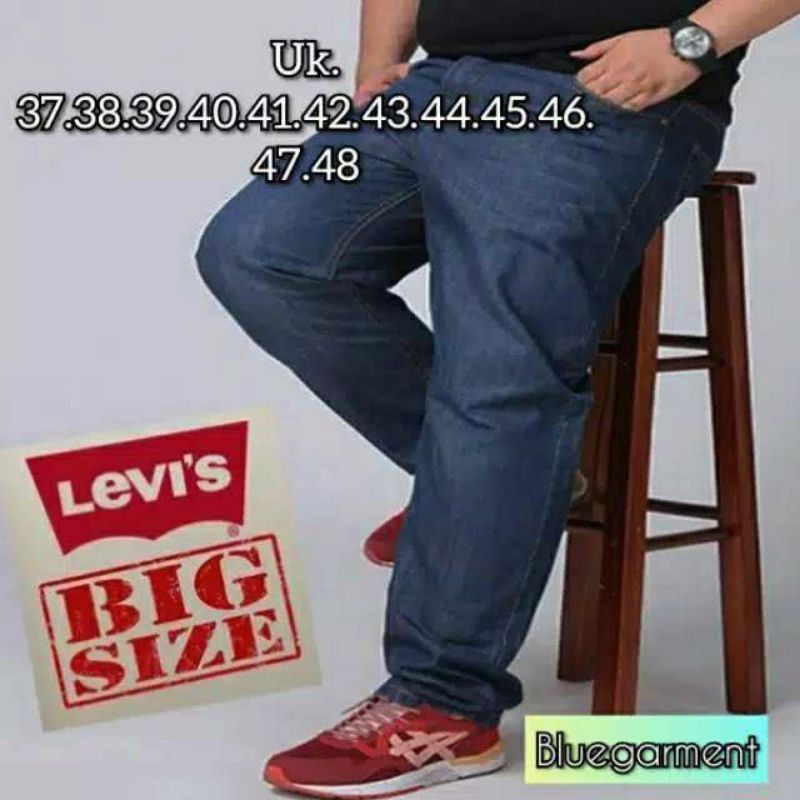 PROMO MURAH!!!!(BISA COD) CELANA JEANS PRIA JUMBO (BIG SIZE 37-44)