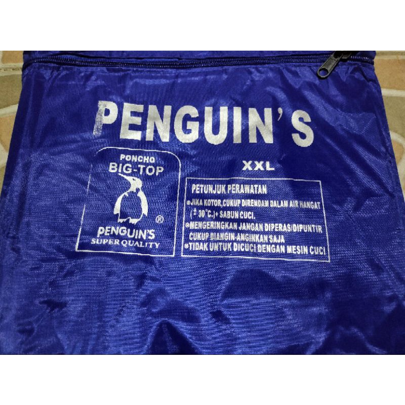 ( PONCHO BIG-TOP ) Jas Hujan Poncho Penguin's XXL