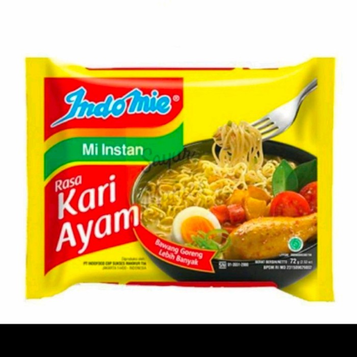 

TERLARIS indomie kari ayam