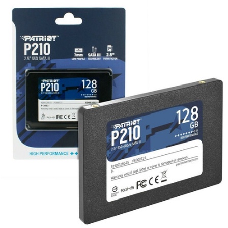 SSD PATRIOT P210 128GB 2.5 SATA3 / SSD 128GB / SSD By GMS