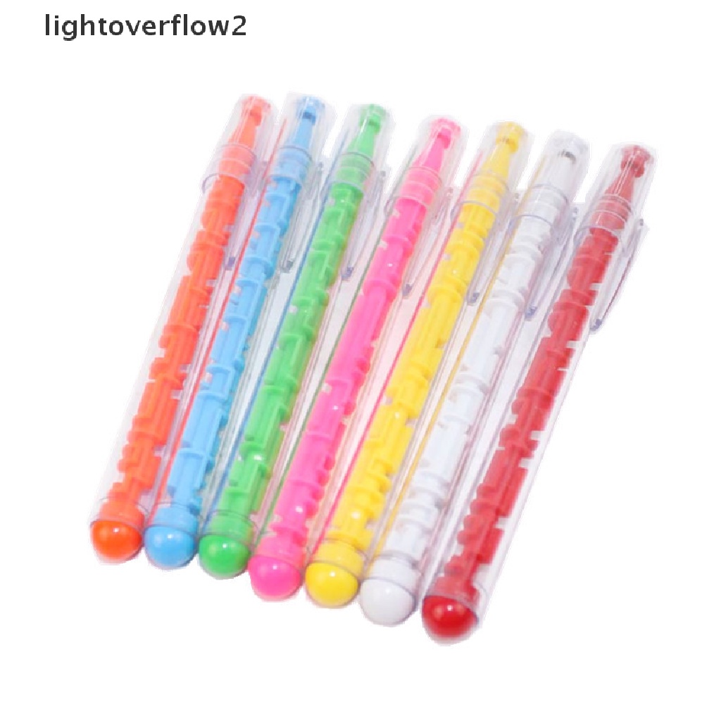 (lightoverflow2) 5pcs / Set Bolpen Labyrinth Untuk Anak-Anak