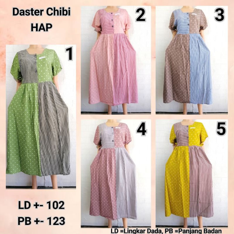 DASTER CHIBI LENGAN HAP LD 102 RAYON ADEM BUSUI FRIENDLY SLWH